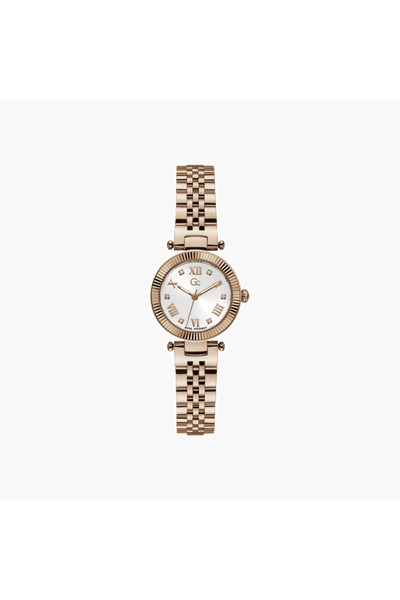 Guess Fluted Bezel Bracelet Watch