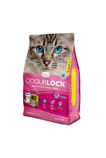 Intersand Odourlock Baby Powder Cat Litter Άμμος Υγιεινής Γάτας με Άρωμα Πούδ...