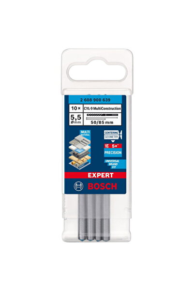 Bosch Burghiu pentru beton, 5.5 x 50 x 85 mm, 10 buc