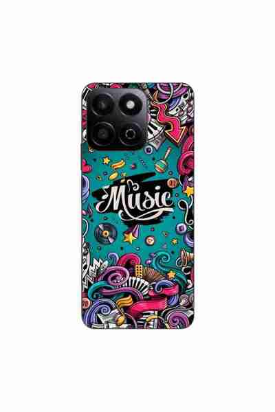 OEM Husa compatibila cu Honor 200 Smart Silicon Gel Tpu Model Pop Art Music
