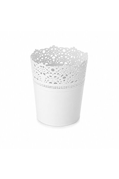 Alezy DAS2 Dantel No:2 - 2.3 Litre Plastik 4'lü Saksı