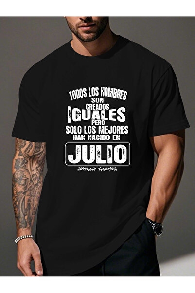 yiou trendy clothing تي شيرت رجالي ممتع بنمط إسباني مجعد