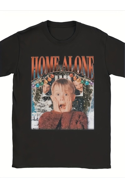 yiou trendy clothing تي شيرت Fun Home Alone للرجال