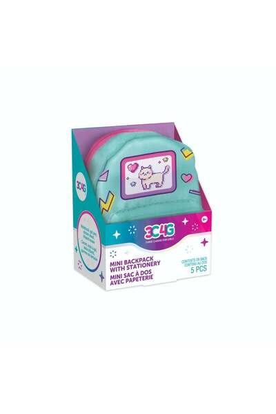 3C4G Mini backpack with accessories, 3C4G, 5 pieces