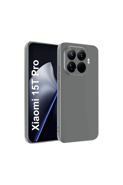 OEM Xiaomi Mi 15t Pro First Silicone Case - Gray