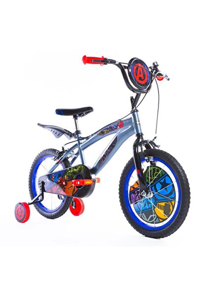 AVENGERS Bicicleta cu roti ajutatoare, Huffy, Marvel Avengers, 16 inch