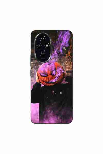 OEM Husa compatibila cu Honor 200 Silicon Gel Tpu Model Halloween Cap Dovleac...