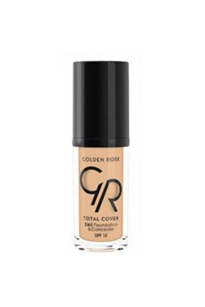 Golden Rose Total Cover 2 in 1 Foundation SPF 15 30 ml, shade 11 Nude
