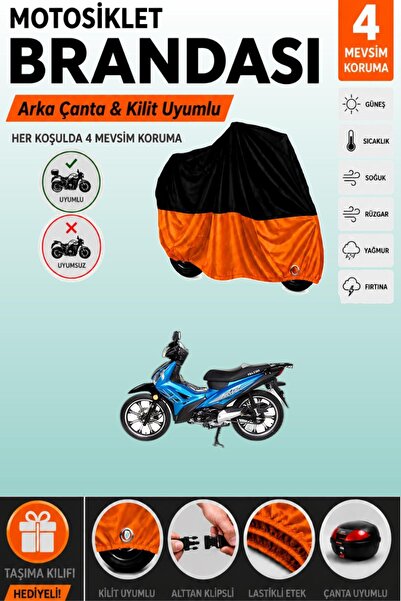 Cemku Double Black Top - Orange Bottom, Rear Bag Compatible Falcon Master 50 ...