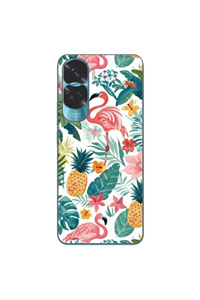 OEM Husa compatibila cu Honor 90 Lite 5G Silicon Gel Tpu Model Tropical Pattern