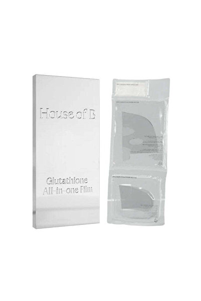 house of B SET DE MĂSCURI CU GLUTATIONE ALL IN ONE - Set de 3 măști 2-în-1 cu...
