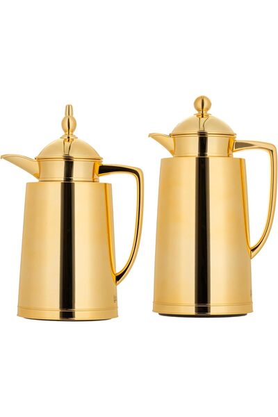 ALSAIF Hassnah 2- Pieces Coffee and Tea Vacuum Flask, leak-proof and keeps dr...