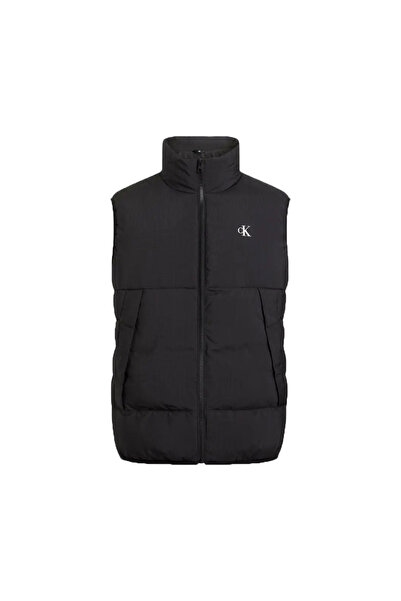 Calvin Klein Vestă matlasată ușoară fără mâneci pentru bărbați, mărimea L