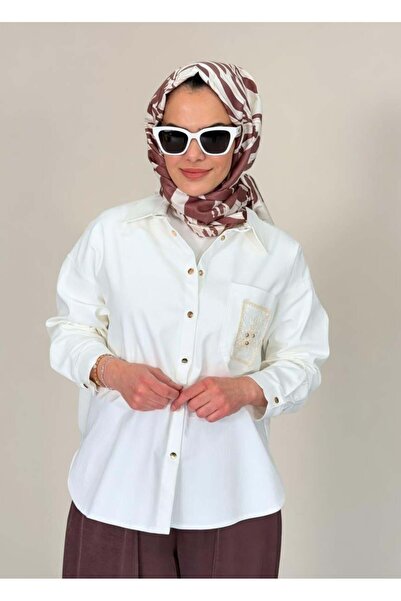 Ceremony Snap Fastener Jacket with Floral Embroidery Detail on the Pocket