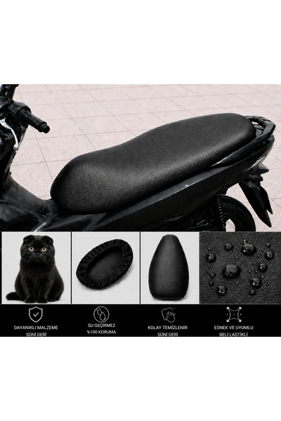 lawrenceshop Husa de șa pentru motociclete Asia AS 125 Protecție impermeabilă...