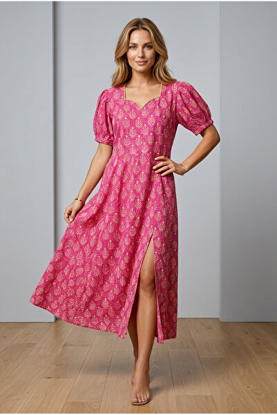 OEM Hand-printed cotton baby doll dress
