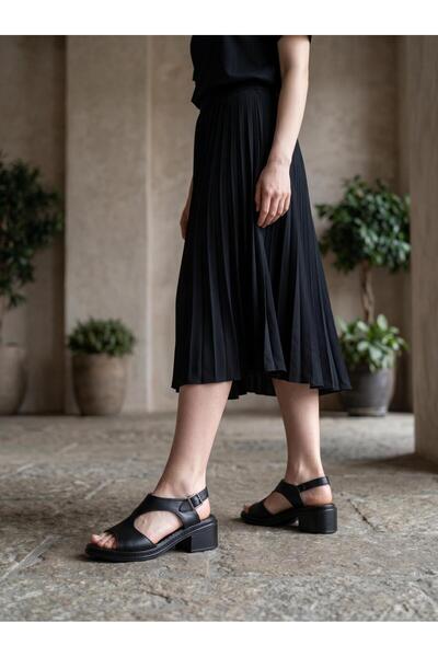 İYİSİNDEN SHOES صنادل نسائية من الجلد الطبيعي لتقويم العظام - صنادل أنيقة ومر...