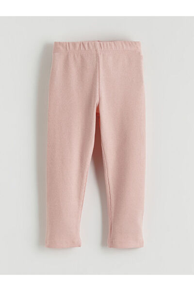 LC Waikiki Sparkling Choices Waist Drawstring Ribbed Girls' Leggings from Shi...
