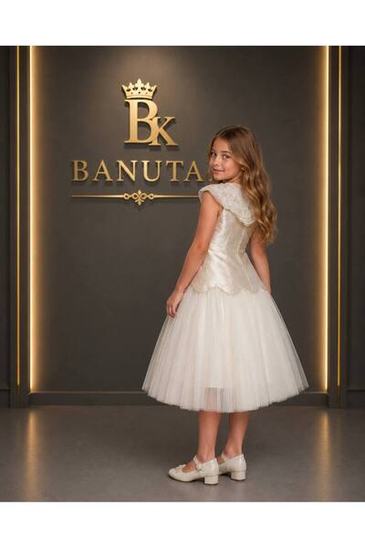 Banuta Little Butterfly Cream Dress