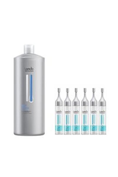 Londa Professional Pachet Anti-Cadere - Scalp Vital Booster: Sampon 1000 ml, ...