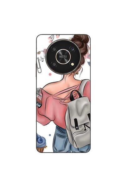OEM Husa compatibila cu Honor X30 Silicon Gel Tpu Model Girl Fashion School