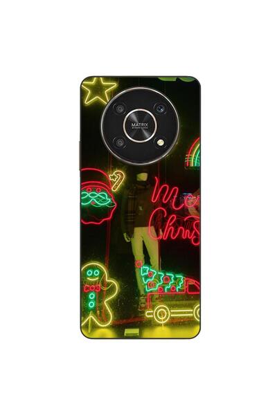 OEM Husa compatibila cu Honor X30 Silicon Gel Tpu Model Craciun Vitrina Neon ...