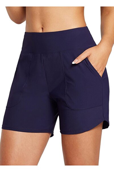 BALEAF Women Swim Shorts Tummy Control UPF50+ Quick Dry High Waist Swim Short...