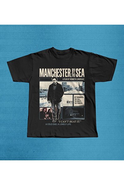 Grafftee Clothing Μπλουζάκι Unisex Oversize με στάμπα Manchester by Sea