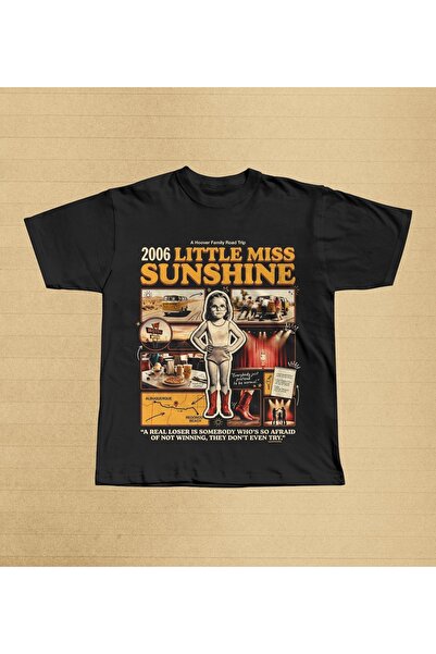 Grafftee Clothing Μπλουζάκι Unisex Oversize με στάμπα Little Miss Sunshine