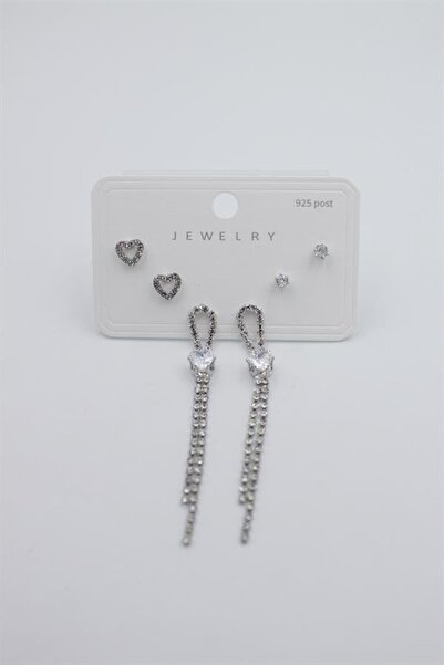 atastore2017 Multiple Set Earrings - Silver