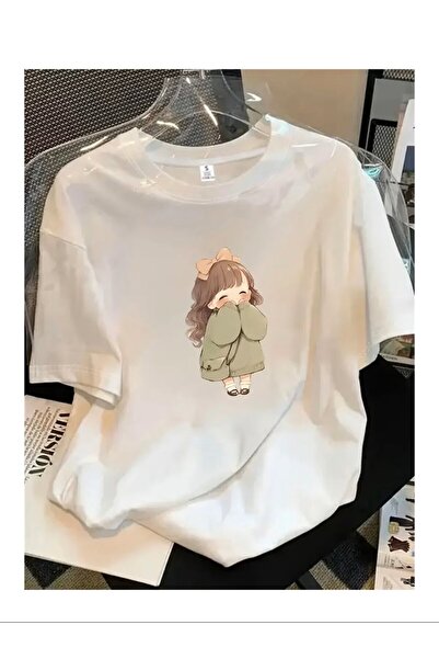 FATOOM STILE Oversize Women's Summer T-Shirt... Printed T-Shirt