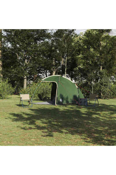 vidaxl Tent Cabina cu acoperis Verde 370 x 230 x 185 cm tafta