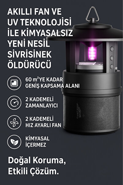 Empressco VICOA VOM-01 Sivrisinek Kovucu ve Öldürücü –Elektrikli - Dış Ortam ...