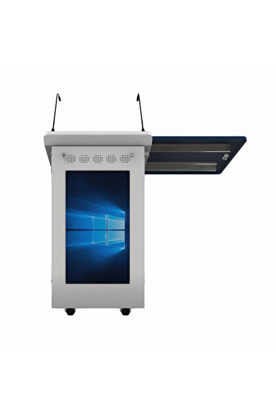 PeopleLink E-Podium Delta Plus Smart Interactive Podium with Integrated Scree...