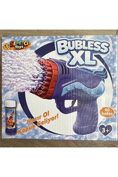 sepetçitoys Bubbles XL Çok Delikli Pilli Köpük Baloncuk Tabancası