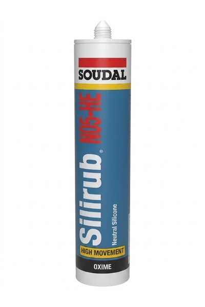 Soudal Silirub No5-He Nötr Dış Cephe Silikonu 300 ml Siyah