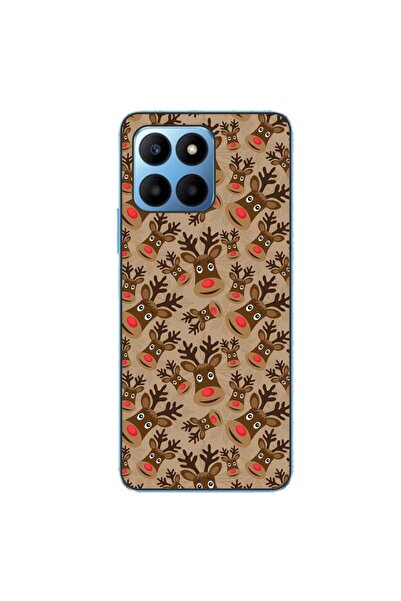 OEM Husa compatibila cu Honor X8 5G Silicon Gel Tpu Model Craciun Rudolf Pattern