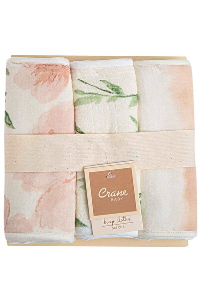 Crane Baby - Parker Burp Cloths - Pack of 3