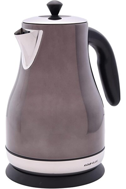 ALSAIF 1.7Liter 2200W Electric Cordless Kettle Stainless Steel Body, Silver E...