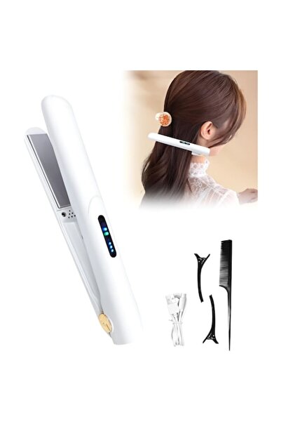 OEM Wireless 2 in 1 Hair Straightener, intelligent temperature control, fast ...