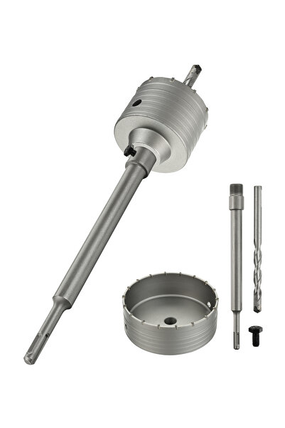 Lawazim Pro7 75mm Concrete Hole Saw Set with 110mm SDS Plus & M22x2 Male Thre...