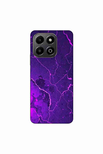 OEM Husa compatibila cu Honor X6b Silicon Gel Tpu Model Ultraviolet Marble Glow