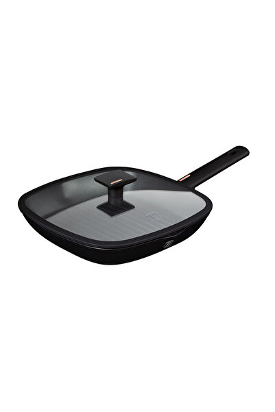 Berlinger Haus Αντικολλητικό Τηγάνι Γκριλ (Grill) 28cm με καπάκι, BH-7093 Mon...