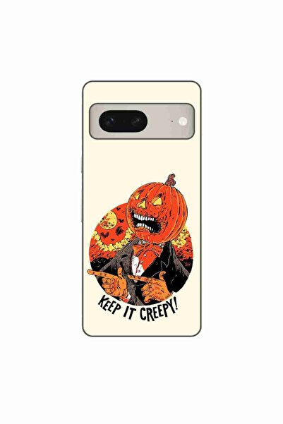 OEM Θήκη συμβατή με Google Pixel 7, από σιλικόνη gel TPU, με σχέδιο Halloween...