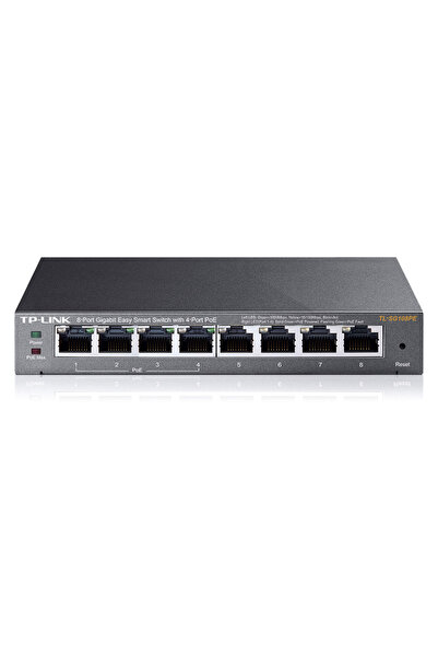 TP-LINK TL-SG108PE |   Comutator |   8x RJ45 1000Mb/s, 4x PoE, 55W, Desktop, ...