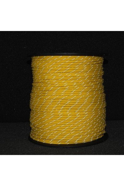 MG ROPES Bracelet, Outdoor 4 mm Reflective Paracord Rope No:48 100 Meters Yellow