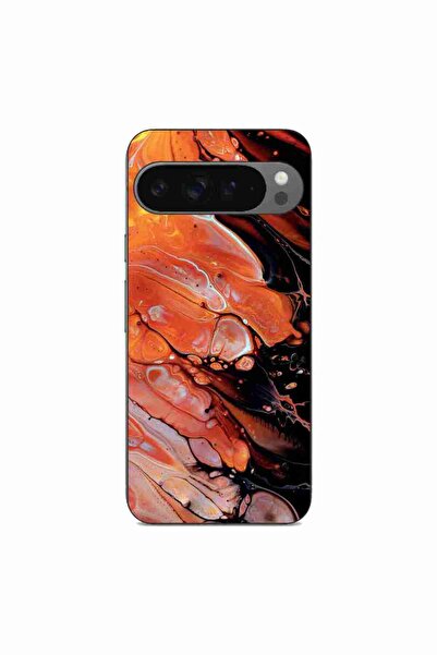 OEM Husa compatibila cu Google Pixel 9 Pro XL Silicon Gel Tpu Model Abstract ...