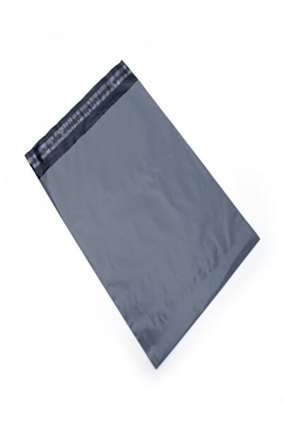 Marka Cepsiz Kargo Poşeti - 24x30+5 Cm - Gri - 100 Adet