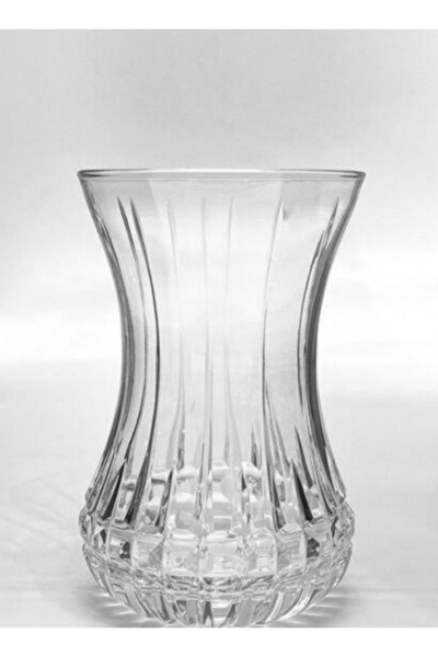 Paşabahçe incebelli Lizbon kristal dekorlu çay bardağı 6’lı 130cc