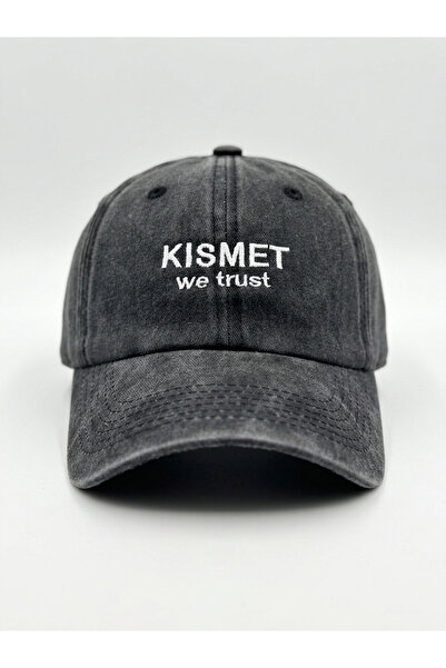 CAP BROS KISMET we trust Nakışlı Yıkamalı Şapka Kep